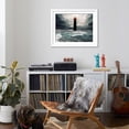 thumbnail image 4 of Art.com Stormy Sky Over Flooded Lighthouse Art Print by NejroN Photo, White Frame Wall Art, 40" x 32", 4 of 5