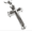 Black/Blue, variant on Men Women Fashion Cross Pendant Stainless Steel Chain Necklace Chain Jewelry Charm Gift color Blue