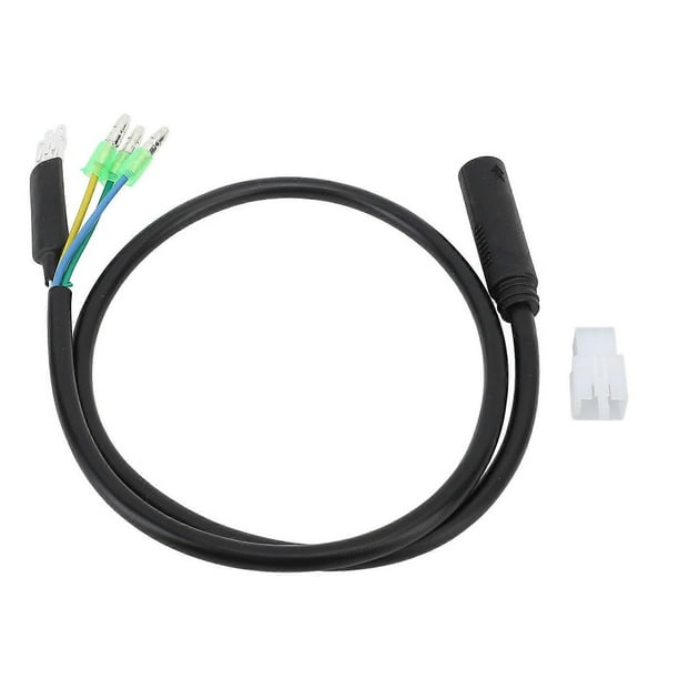 Electric Bike Motor Extension Cable M6 Female 9 Pin Waterproof Extension Cable for Front Rear Hub Motor Conversion Kit 66cm