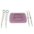 thumbnail image 3 of Kids Silicone Placemat, Safe Divided Suction Plate With 4 Toy Tethers For Babies Toddlers Kids, 3 of 8