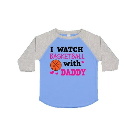 

Inktastic I Watch Basketball with Daddy Gift Toddler Boy or Toddler Girl T-Shirt