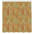 thumbnail image 3 of Ambesonne Retro Shower Curtain, Geometric Rhombus Tile, 69"Wx75"L, Multicolor, 3 of 3