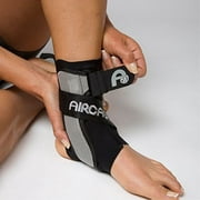 Aircast A60 Ankle Support Brace, Left Foot, Black, Medium (Shoe Size: Men's 7.5-11.5 / Women's 9-13)