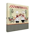 thumbnail image 2 of Trademark Fine Art 'French Cafe Chefs' Canvas Art by Jean Plout, 2 of 3