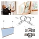 thumbnail image 1 of Sistema para colgar cuadros 2 piezas de alambre ajustable para colgar cuadros carga de 33 libras de alta resistencia para exposiciones y galerías de arte, 1 of 8