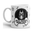 thumbnail image 2 of 11 oz Dog Owner Gifts Best Boxer Mom Ever Paw Pattern Women Inspiratinal Ceramic Coffee Mug, 2 of 3