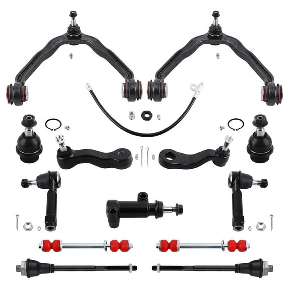 maXpeedingrods 13Pc Front Upper Control Arm Kit w/Poly Bushing for Chevy Silverado 1500 GMC Sierra 1500 1999-2006 Cadillac Escalade Avalanche 1500 2002-2006 Tahoe Suburban 1500 Yukon 2000-2006