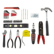 Stalwart 130PC Tool Set - Hand Tools for Home Improvement Projects (Gray)