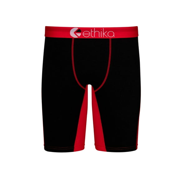 Ethika Boys Staple Boxer Brief | *Solids* Red OG (BKR, Small)