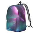 thumbnail image 2 of Colorful Starry Sky and Universe Backpack for School, Cute School Bag with Adjustable Shoulder Straps and Padded Back, 15.7"x11.8"x5.5", 2 of 4