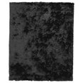thumbnail image 1 of Benzara BM262421 Rug with Hand Tufted Shag & Piles, Black - Medium, 1 of 5