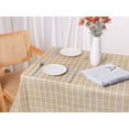 thumbnail image 5 of REGALWOVEN 6 Pack Rectangle Tablecloth Wrinkle Waterproof Plastic Table Cover for Party and Dining Room Coffee 54' x 71', 5 of 5