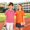 Orange, variant on YOUYEDIAN Back To School Kids Polo Shirts Fashion Short Sleeve Quick Dry Sport Versatile Sport School Uniform Casual Lapel Collar Breathable Solid Color Comfortable T-shirts