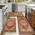 thumbnail image 6 of Kitchen Rugs Sets of 3 Non Slip Washable Kitchen Mats for Floor, Waterproof Kitchen Runner Rug, Floor Mat Carpet for Entryway, Laundry, Sink, Hallway, Bathroom, 6 of 10