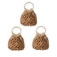 thumbnail image 1 of Mini bolso de mano para mujer, cubo de agua, bolso con cordón, tejido de playa, bolso de red de pesca hecho a mano, 1 of 5