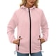 thumbnail image 2 of Chaqueta Impermeable para Mujer, Cortavientos, Impermeable, con Capucha, Plegable y Bolsillos. Rosa XL, 2 of 9