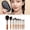 Box, variant on 9pcs Protable Makeup Brushes Set Mini Blush Cosmetic Eyebrow Eyeshadow Brush Kit