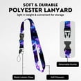 thumbnail image 3 of Clearance Lanyards, Sliding Cover Id Badge Card Holder with Printed Neck Lanyard, Suitable for Office Staff, Student Campus Access, Volunteer Work and Daily Identity Card Storage, 3 of 8