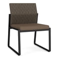 thumbnail image 1 of Fauteuil d'Invité Sans Accoudoirs pour Réception Gansett / Acier Noir / Brun / Brun, 1 of 5