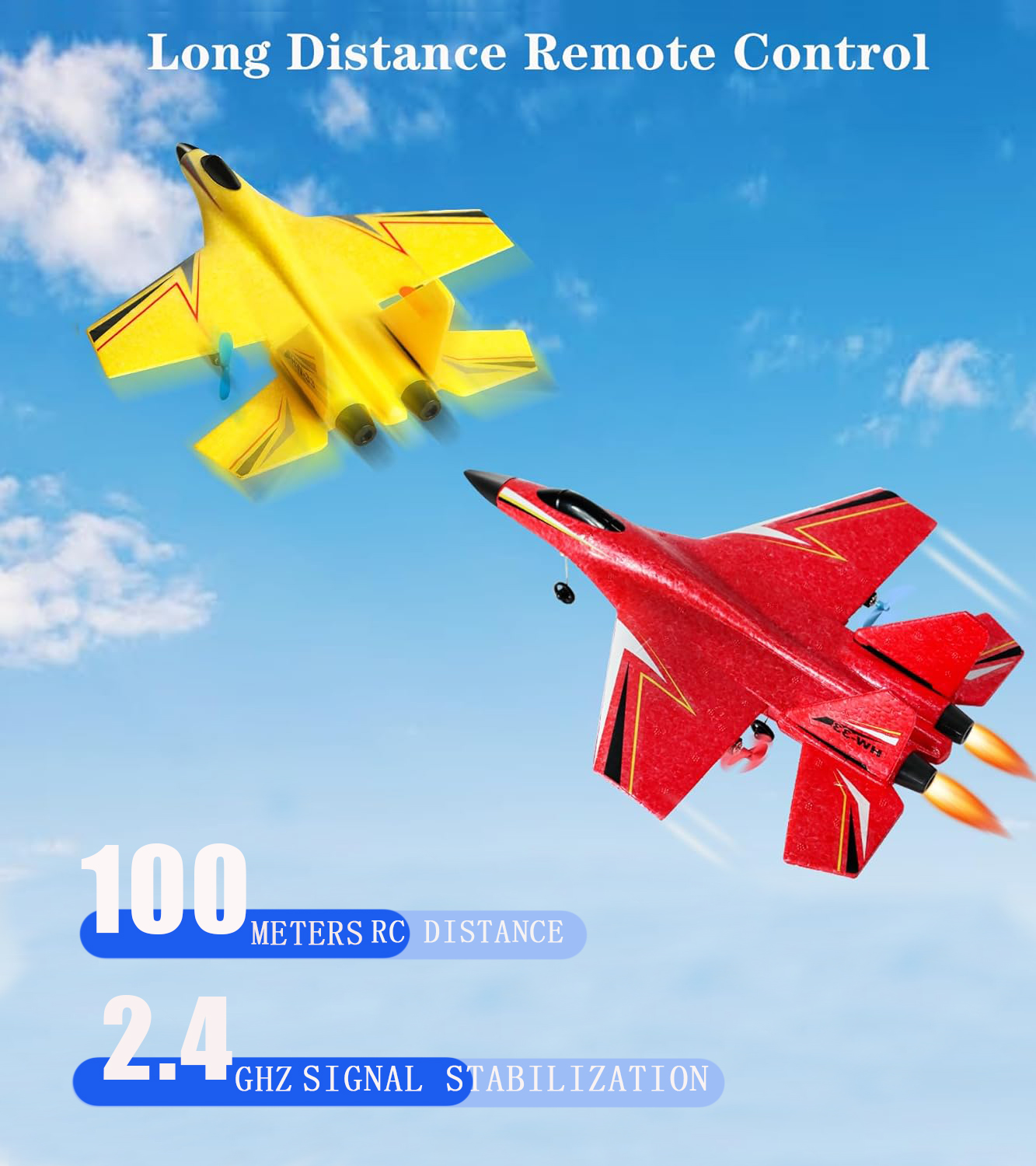 Remote Control Foam Airplane, 2 Channe RC Plane  for Kds 14 Years and Up,Radio Controlled Model Airplanes for  Boys Girls