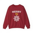 thumbnail image 4 of Unisex Heavy Blend™ Crewneck Sweatshirt Merry Me Antique red color SKU-163685, 4 of 4