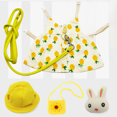 thumbnail image 4 of Amazon New Pet Rabbit Clothes Rabbit Cat Traction Rope Clothing Travel Photo Pet Rabbit Clothes Rabbit, 4 of 7