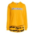thumbnail image 5 of Garfield Women’s Hoodie and Shorts Pajama Set, 2-Piece, Sizes XS to 3X, 5 of 5