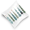 thumbnail image 5 of GZHJMY Christmas Tree Throw Pillow Cover 20 x 20 Inch, Soft Square Cushion Case for Home Couch Sofa Bedroom Car Farmhouse Decor Home Decor, 5 of 7