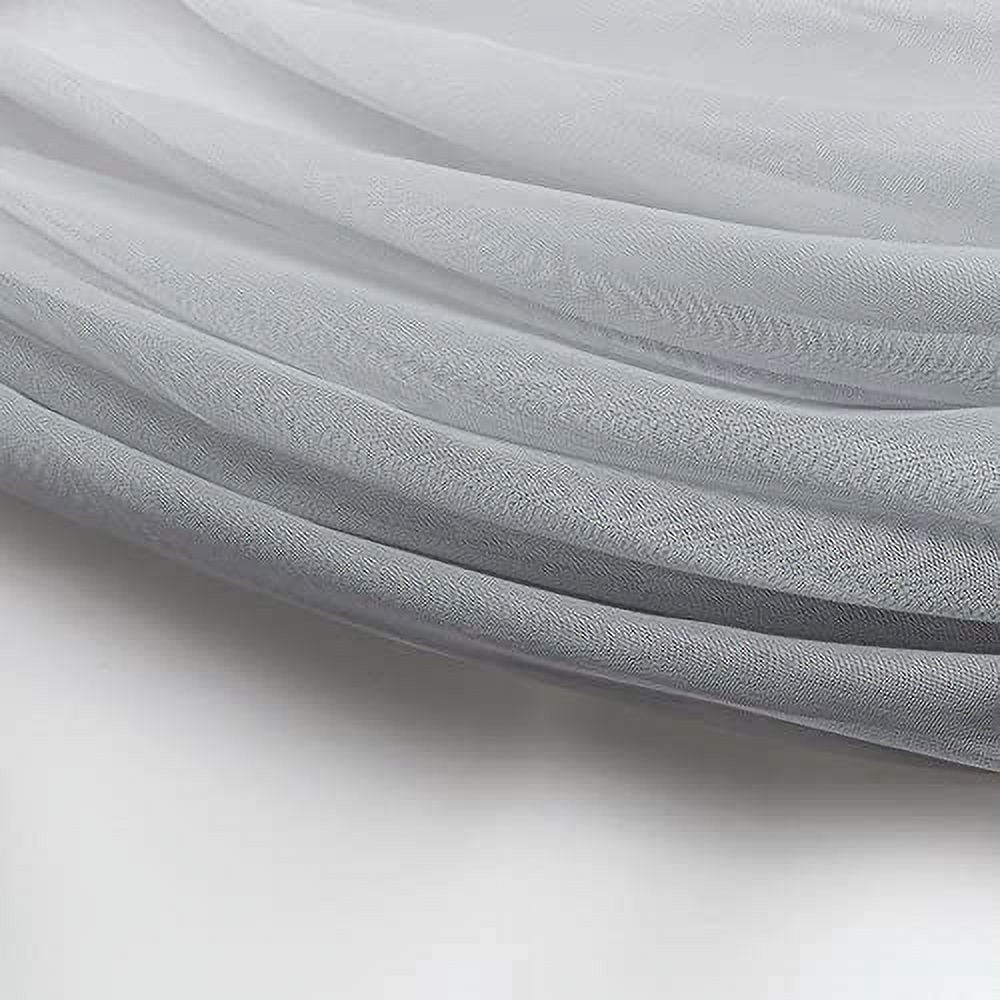 Exclusive Home Crescendo Lined Room Darkening Blackout Hidden Tab Top Curtain Panel Pair, 52"x84", Grey, Set of 2