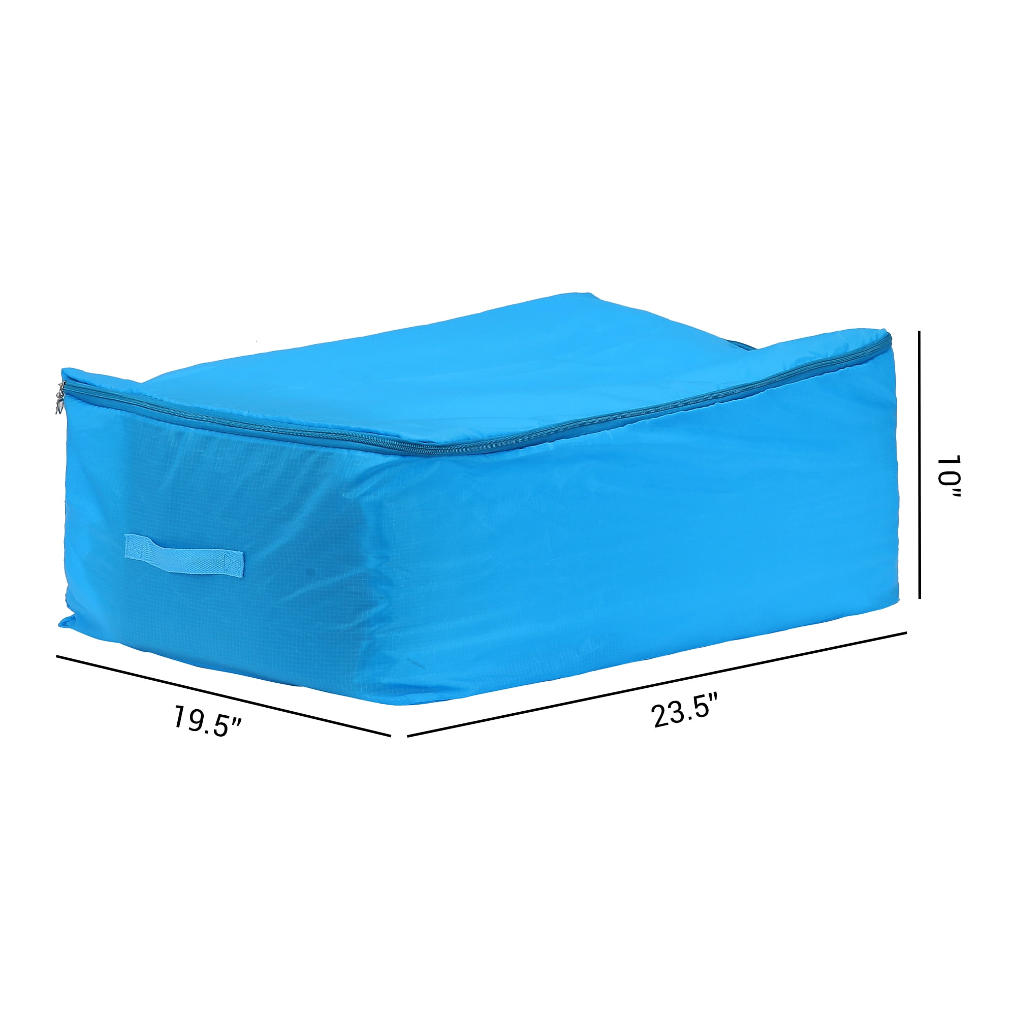 Unique Bargains 1 Pack Clothes Storage Bags Moving Bags Blue 23.5*19.5*10in