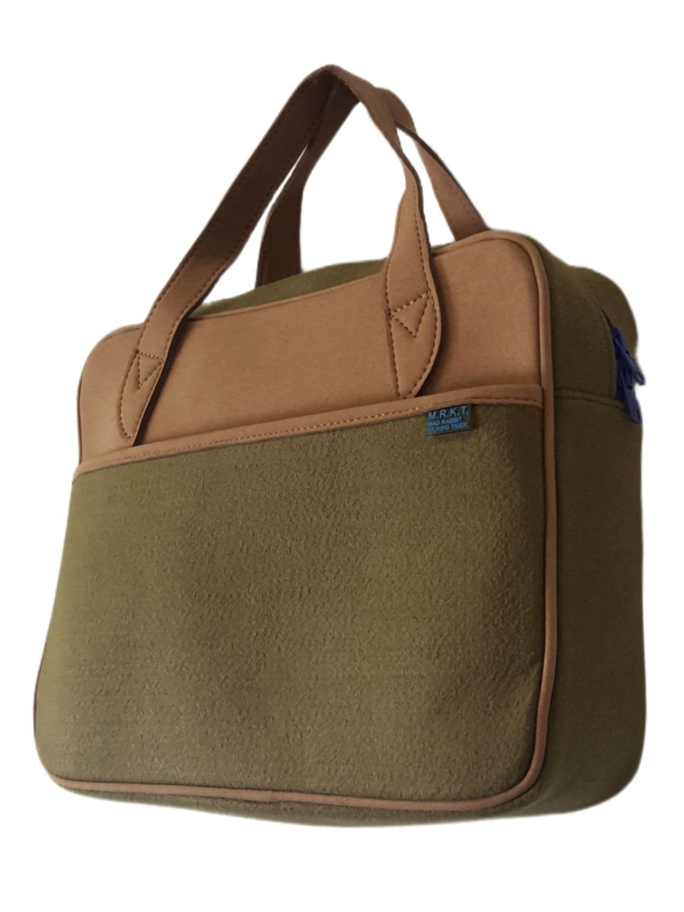 M.R.K.T. Men's Martin Briefcase 16'x6'x10', Green, One Size