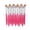 Hot Pink, variant on 10 Piece Eyeshadow Makeup Brush Set with Blending Sponge Applicator Kit