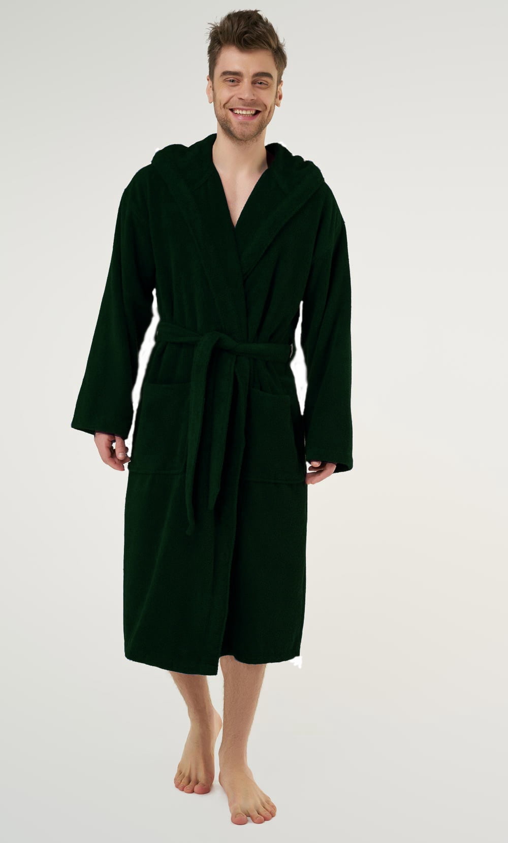 mens thick terry cloth bathrobe