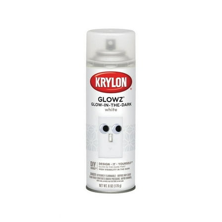 Krylon White Glowz 6 oz Innovative Spray Paint