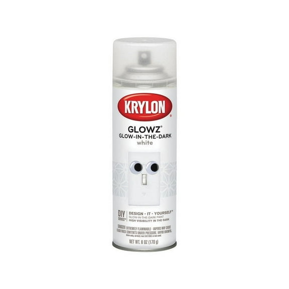 Krylon White Glowz 6 oz Innovative Spray Paint