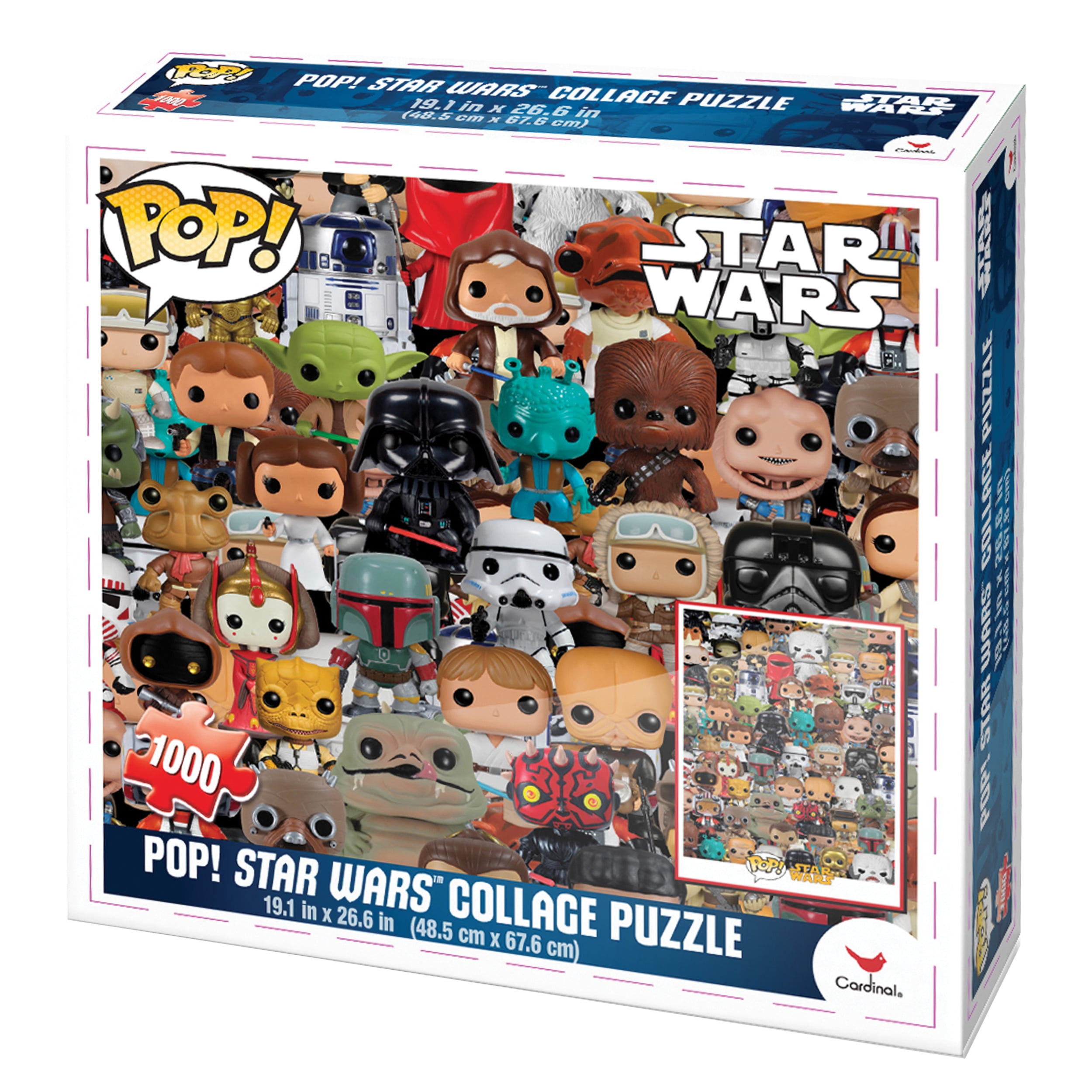 Star Wars Funko Pop! Collage 1000 Piece Puzzle - Walmart.com