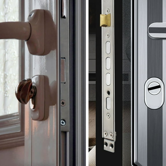 FESTFENDS 2Pcs Door Lock Reinforcement Plate for Deadbolt with M5 Threaded Connection