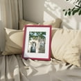 thumbnail image 3 of decorUhome 11x14 Matted to 8x10 Picture Frame, Photo Frame for Gallery Wall or Tabletop Display, Red, 3 of 9
