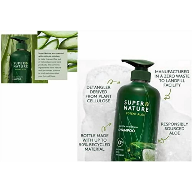 Super Nature Potent Aloe Gentle Moisture Shampoo and Conditioner