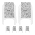 thumbnail image 1 of Phenofice 6Ud Protectores De Patas Rectangulares Para Sillas Con Tapas Plásticas Y Fieltro Antideslizante, 1 of 8