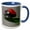 Blue/White, variant on 3drose, Insects Ladybug, 11oz Magic Transforming Mug