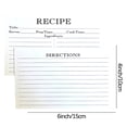 thumbnail image 2 of DPTALR Recipe Card Food Ingredient Record Card Art Paper, 2 of 2