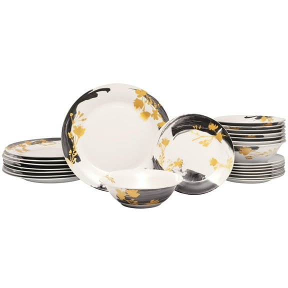 Fitz and Floyd Carmen 24-Piece Porcelain Tableware Set (service for 8)