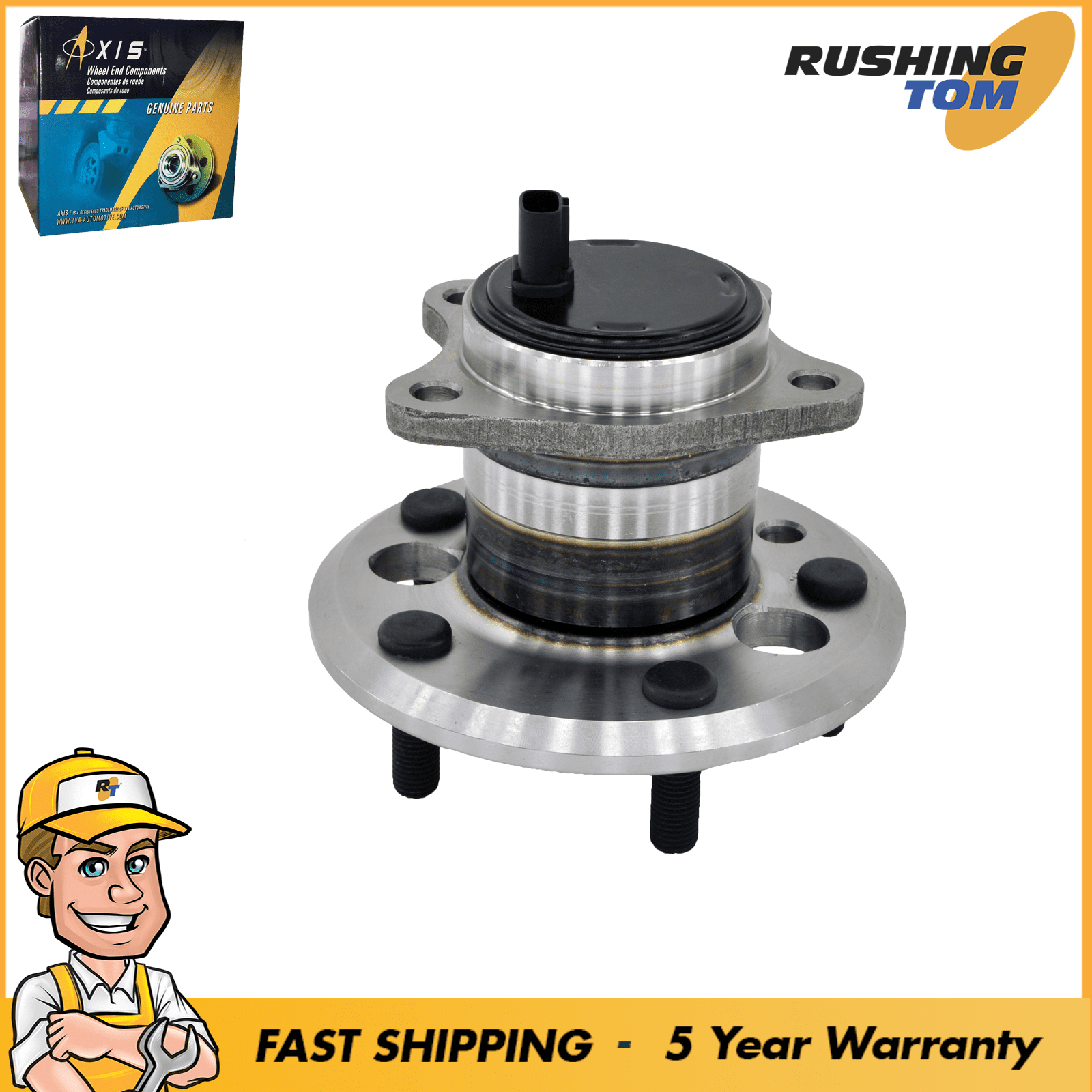 1 Rear Left Wheel Hub Bearing Assembly Fits 2002-2011 Toyota Camry w/ABS 512206 