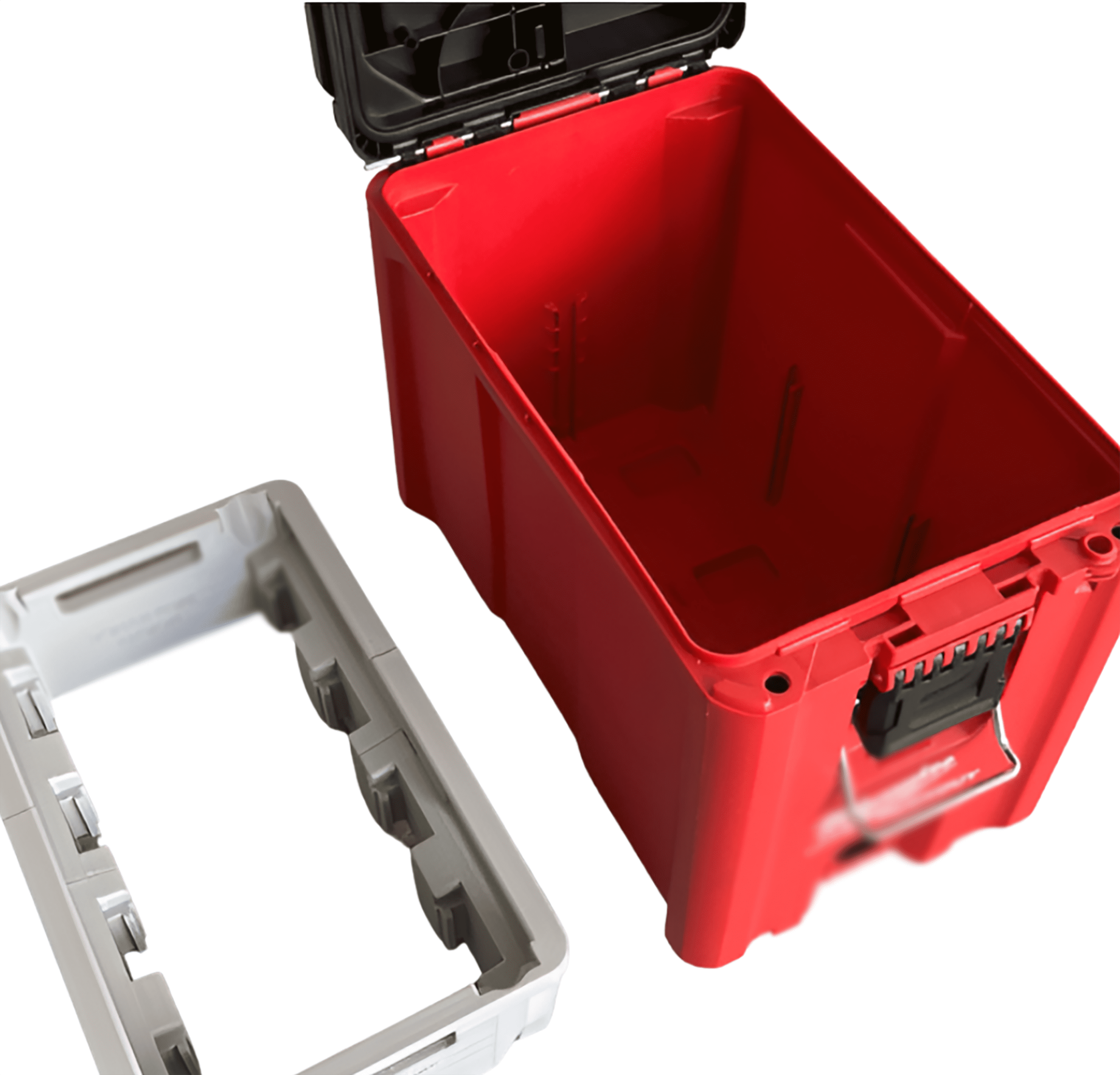 Packout Compact Tool Box Organizer Insert For Milwaukee M18 Battery Rack Upper Insert