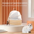 thumbnail image 3 of Mochila plegable para gatos con malla transpirable Bolsa de viaje para mascotas para gatos y pe Abanopi Mochila, 3 of 7