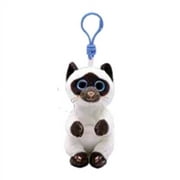 Ty Beanie Baby Bellies Plastic Key Clip - MISO the Siamese Cat (4 Inch)