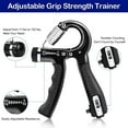 thumbnail image 3 of Adjustable Hand Grip Strengthener 2 Pack,Countable,Non Slip Grip Strength with Intelligent,Resistance 11-132 Lbs for Athletes,Forearm, Fingers, Wrist Workout, 3 of 7