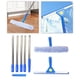 thumbnail image 4 of Herramienta limpiadora de ventanas Kit de lavado de escobilla de goma Kit de limpieza para tareas del hogar 5 polos, 4 of 9
