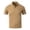 Khaki, variant on Bxsruta Men's Slim Fit Performance Polo Shirt Breathable Quick Dry Short Sleeve Golf Tops with Button Closure